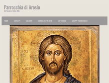 Tablet Screenshot of parrocchiarosio.it